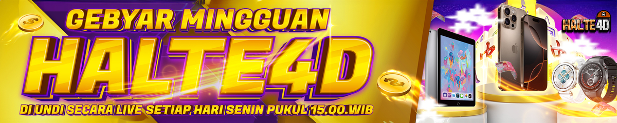 Gebyar Mingguan HALTE4D